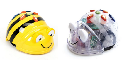 Beebot et Bluebot, deux automates