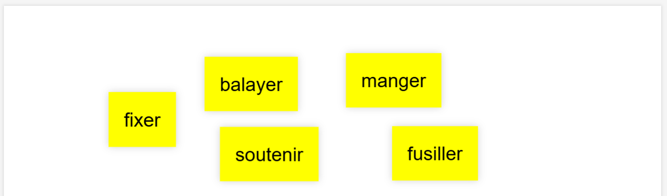 Digiboard : permet de créer des étiquettes pour les classer