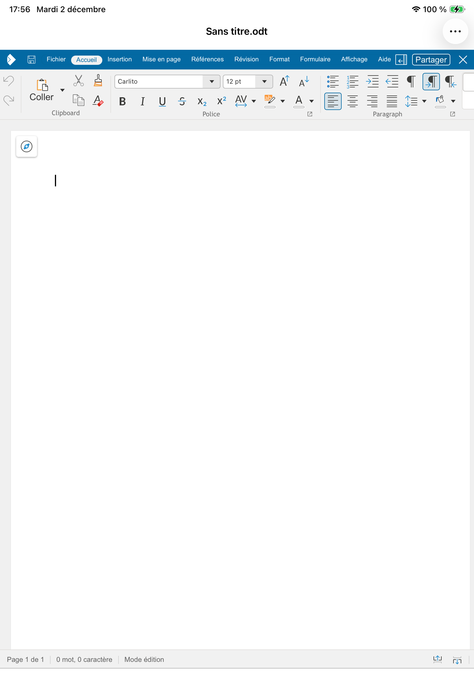 Nextcloud Fichier texte