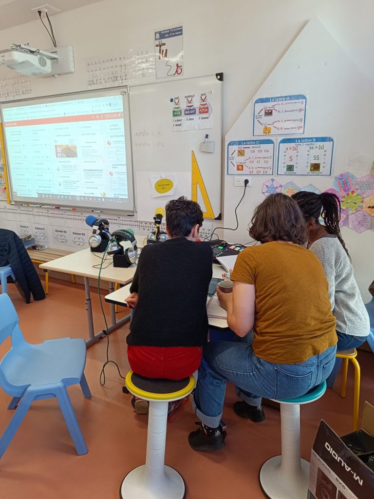 enseignants en formation webradio