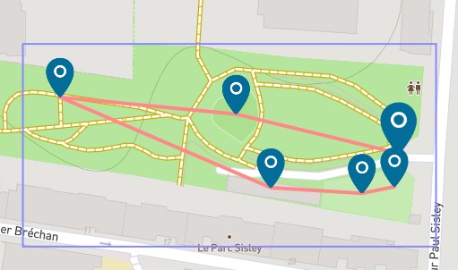 Exemple de carte de MathCityMap