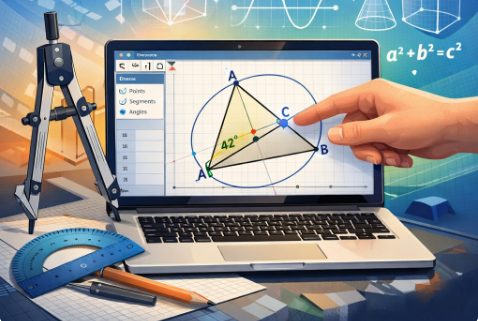 Utiliser un logiciel de géométrie dynamique