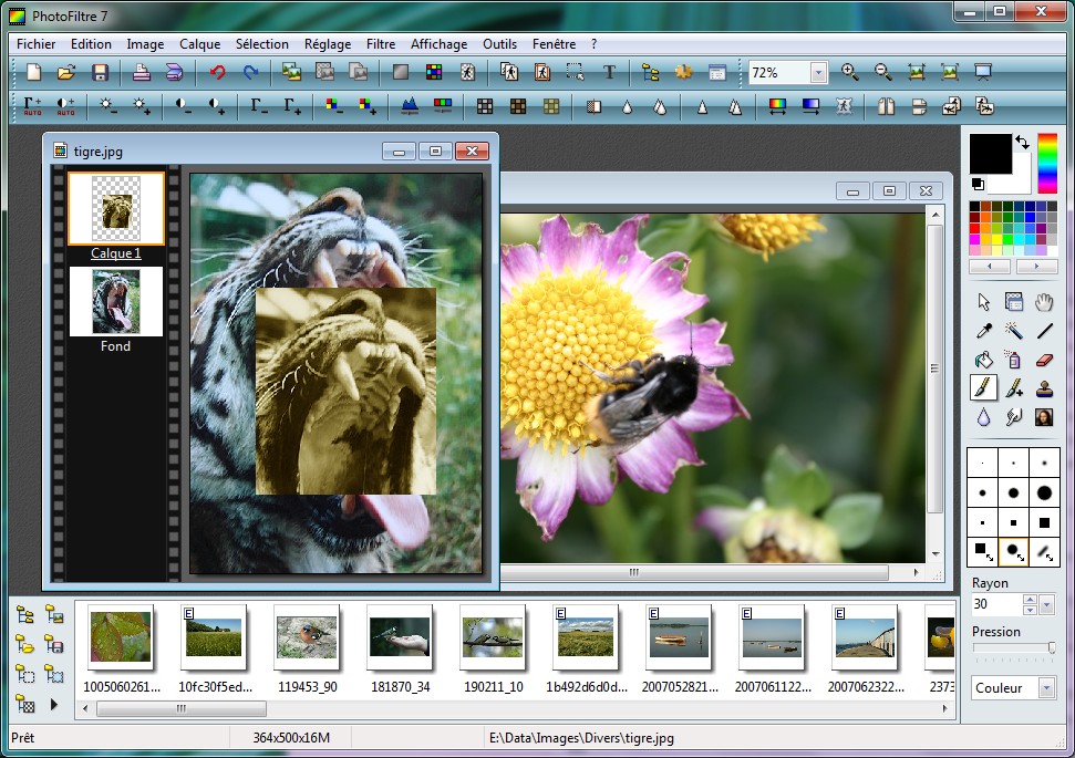 La retouche d&rsquo;images avec Photofiltre
